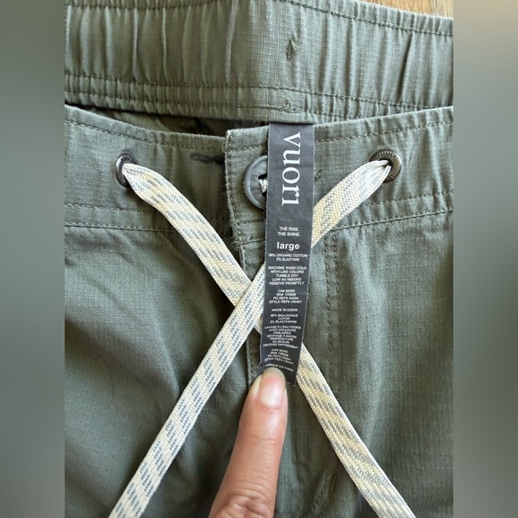 Vuori Women’s Ripstop Pants Tapered Jogger Drawstring Size L - Picture 3 of 3